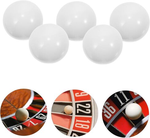 Toddmomy Roulette Wheel Beads Set for Home Parties 5pcs Small Game Wheel Beads Engaging Table Game Accessories for Festivals and Gatherings in Saudi Arabia