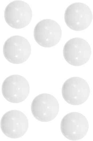 TOYANDONA 10pcs Racing Wheel Beads White Acrylic Rolling Beads for Roulette Games Party Supplies Board Game Accessories in Saudi Arabia