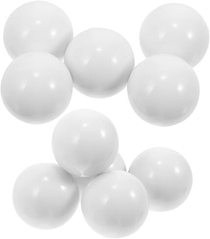 Yardwe 10pcs Roulette Balls White Acrylic Beads for Turntables Precision Design for Enhanced Table Game Experience and Multiplayer Fun in Kuwait