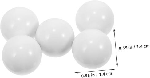 Yardwe 10pcs Roulette Balls White Acrylic Beads for Turntables Precision Design for Enhanced Table Game Experience and Multiplayer Fun in Kuwait