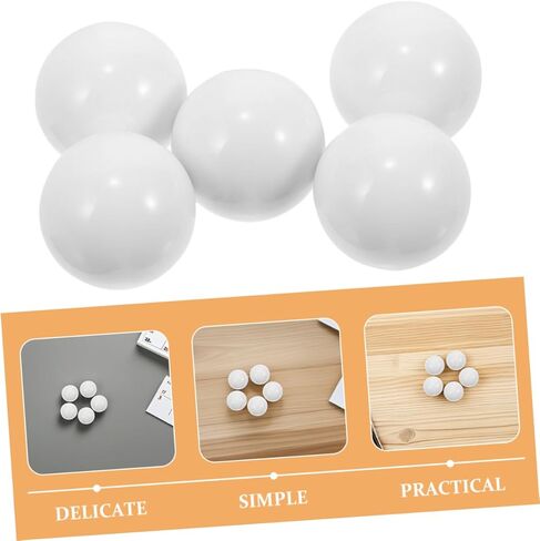 Yardwe 10pcs Roulette Balls White Acrylic Beads for Turntables Precision Design for Enhanced Table Game Experience and Multiplayer Fun in Kuwait