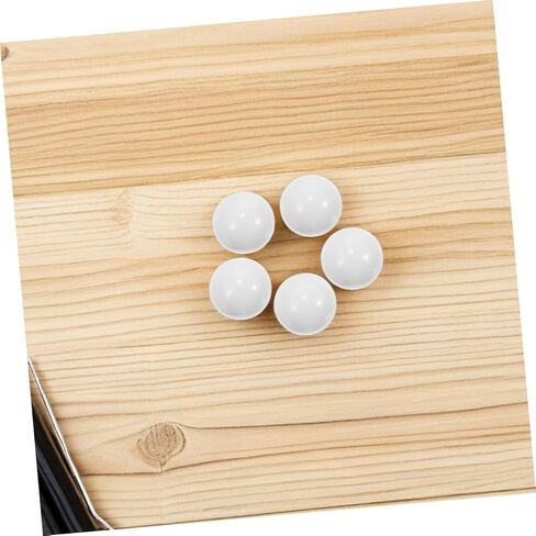 Yardwe 10pcs Roulette Balls White Acrylic Beads for Turntables Precision Design for Enhanced Table Game Experience and Multiplayer Fun in Kuwait