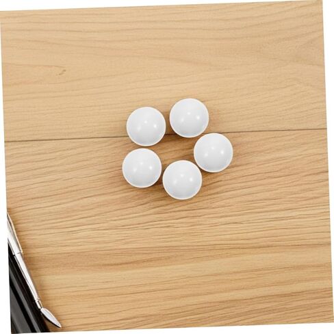 Yardwe 10pcs Roulette Balls White Acrylic Beads for Turntables Precision Design for Enhanced Table Game Experience and Multiplayer Fun in Kuwait