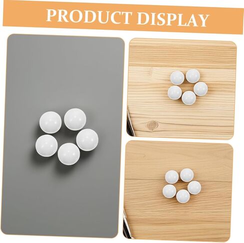 Yardwe 10pcs Roulette Balls White Acrylic Beads for Turntables Precision Design for Enhanced Table Game Experience and Multiplayer Fun in Kuwait