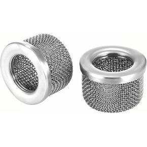 2 حزمة 181072 أو 181-072 مرشح شاشة مصفاة المدخل لـ UltraMax 795 1095 1595 GMAX 3900 5900 Ultra 750 1000 1500 خرطوم شفط بخاخ طلاء بدون هواء مع خيط NPT من الفولاذ المقاوم للصدأ مقاس 1 بوصة in Kuwait