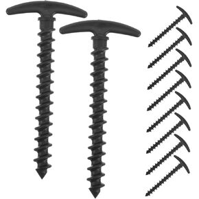 Generic 10pcs Non Metallic Tent Pegs Lightweight Plastic Ground Stakes for Camping Rv and Beach High Strength Tent Fixing Nails for Soft and Hard Surfaces in Saudi Arabia