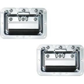 Adam Hall Hardware 34082 M2 AH - 2X مقابض فولاذية قابلة للطي في صينية التثبيت بعمق 8 مم in Saudi Arabia