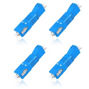 4 قطع SC أنثى إلى LC ذكر محول وضع واحد، 9/125um SC/UPC ذكر إلى LC/UPC أنثى موصل محول الألياف البصرية لمقياس الطاقة البصري، محدد موقع الخطأ البصري، الاتصالات الرقمية in Kuwait