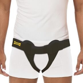 URIEL Left Side Hernia Belts for Men - Inguinal Hernia Belt for Men, Pre and Post Surgery Truss, Size Large, Black (39.8-44.5 Inches) in Kuwait