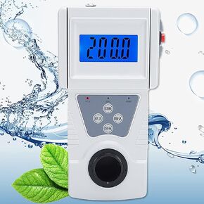 VitalisWorks Turbidity Tester, Digital Water Turbidimeter with Backlight, Lab Water Quality Turbidity Analyzer Tester, 0-200NTU, 90°Scattered Light and Accuracy 0.1, for Swimming Pool Laboratory in Kuwait