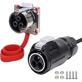 CNLINKO LP-24 19 Pin Cylindrical Connector IP68 Waterproof Circular Aviation Plug with 1M Cable for Industrial Use in Kuwait