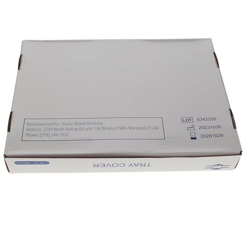 HSB 101167, Disposable Tray Cover Sleeves, Poly, Tear-Resistant, Easy to Use, Universal Fit for Digital Sensors, 11.5/8"W x 16"L, 500/Bx in Saudi Arabia