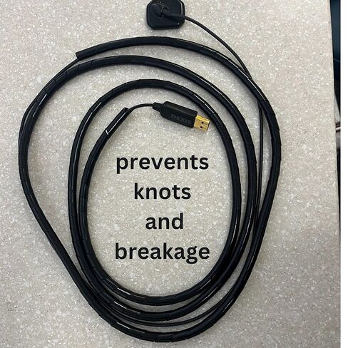 Digital Xray Sensor Protector. (Black Protector Hose). Protection for Dental xray sensors. Protects Wire for Sensor. in Saudi Arabia