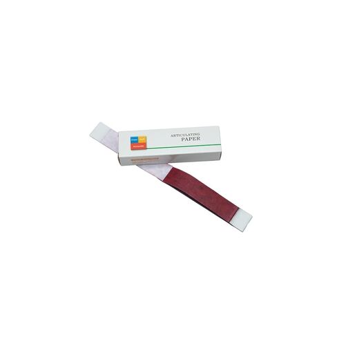 Dental Articulating Paper,Doubled Side for Occlusal Adjustment 12 Books with 12 Sheets (Thick Blue/Red) 105x21mm in Saudi Arabia