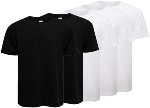 Yasumond T-Shirts Pack Breathable Athletic Classic Dailywear Crew Neck Tee Shirt for Men in Kuwait