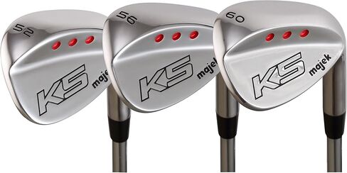 Graphite Majek Golf Men's Complete Wedge Set: 52° Gap Wedge (GW), 56° Sand Wedge (SW), 60° Lob Wedge (LW) Right Handed Senior Wedge Flex Men's Standard Length with Graphite Shaft in Saudi Arabia