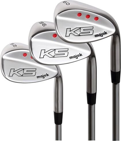 Graphite Majek Golf Men's Complete Wedge Set: 52° Gap Wedge (GW), 56° Sand Wedge (SW), 60° Lob Wedge (LW) Right Handed Senior Wedge Flex Men's Standard Length with Graphite Shaft in Saudi Arabia