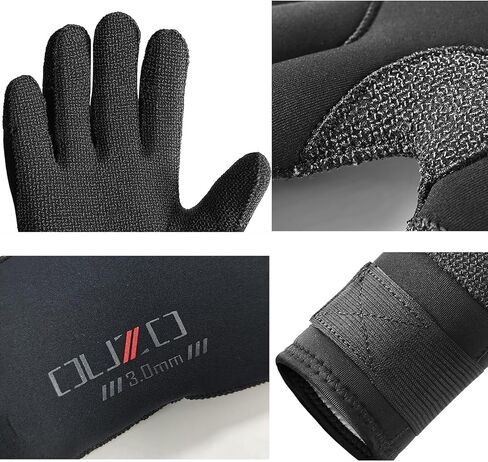 WYYHAA 3/5MM Diving Gloves, Adjustable Keep Warm Neoprene Wetsuit Gloves for Underwater Hunting Non-Slip Spearfishing Surfing Kayaking in Saudi Arabia