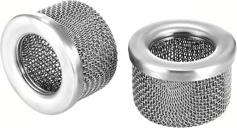 2 حزمة 181072 أو 181-072 مرشح شاشة مصفاة المدخل لـ UltraMax 795 1095 1595 GMAX 3900 5900 Ultra 750 1000 1500 خرطوم شفط بخاخ طلاء بدون هواء مع خيط NPT من الفولاذ المقاوم للصدأ مقاس 1 بوصة in Kuwait