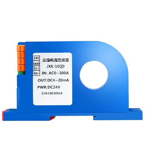 JXK-10 مستشعر التيار 50A، 100A، 200A، 300A، 600A محول التيار DC24V 4-20ma RS485 Hall Effect الارسال الحالي حجم الثقب 22 مم (0-5 فولت خارج، مدخل DC0-300A) in Kuwait
