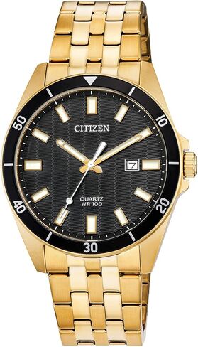 Citizen Quartz Mens Watch, Stainless Steel, Classic, Silver-Tone (Model: BI5050-54E) in Kuwait