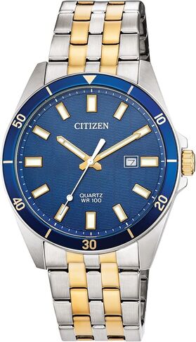 Citizen Quartz Mens Watch, Stainless Steel, Classic, Silver-Tone (Model: BI5050-54E) in Kuwait