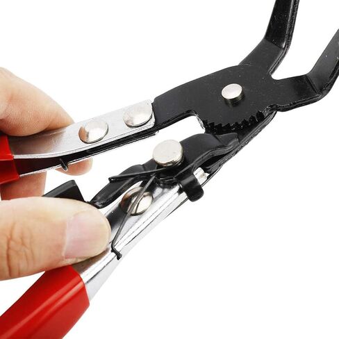 مجموعة أدوات كماشة مشبك خرطوم من 3 قطع، طقم إزالة يتضمن زرادية مشبك خرطوم زنبركي طويل الوصول بطول 24 بوصة، كماشة مشبك زنبركي بزاوية وزردية خرطوم عريضة ومسطحة، لأدوات إصلاح أنابيب المياه وزيت وقود السيارة in Kuwait