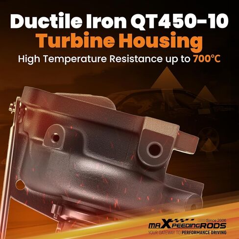 MaxPeedingrods Turbo Turboarger K0422-582 لـ Mazda CX-7 السرعة 3 6 2.3L 2006-2014 ، محرك Disi L3-VDT ، 53047109904 53047109907 ، سلسلة PVL الأساسية الأساسية in Kuwait