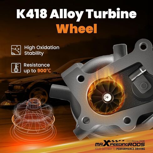 MaxPeedingrods Turbo Turboarger K0422-582 لـ Mazda CX-7 السرعة 3 6 2.3L 2006-2014 ، محرك Disi L3-VDT ، 53047109904 53047109907 ، سلسلة PVL الأساسية الأساسية in Kuwait