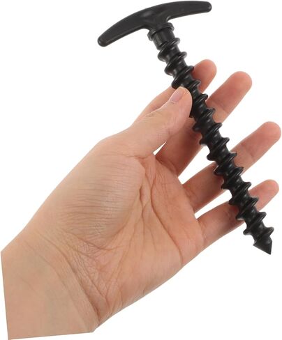 Generic 10pcs Non Metallic Tent Pegs Lightweight Plastic Ground Stakes for Camping Rv and Beach High Strength Tent Fixing Nails for Soft and Hard Surfaces in Saudi Arabia