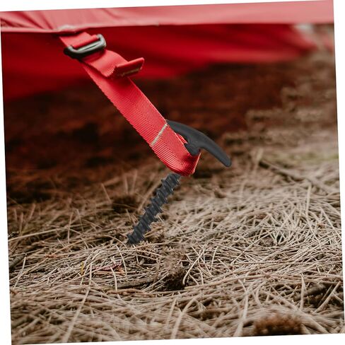 Generic 10pcs Non Metallic Tent Pegs Lightweight Plastic Ground Stakes for Camping Rv and Beach High Strength Tent Fixing Nails for Soft and Hard Surfaces in Saudi Arabia