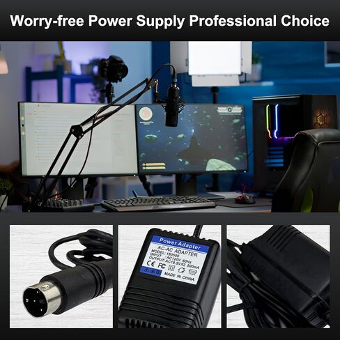 محول إمداد الطاقة MZSZYH 18.5VAC، لإمدادات الطاقة Behringer المتوافقة مع Behringer Xenyx 502,802,1002,UB1002, Q502USB,QX1202USB,Q1002USB,PSV3UL,MXVL3,MX602A,Eurorack Mixers FX-18B-MP3 in Kuwait