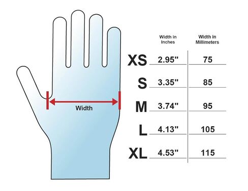 Phantom 6 mil Latex Powder Free Exam Gloves (Small - 100) in Kuwait