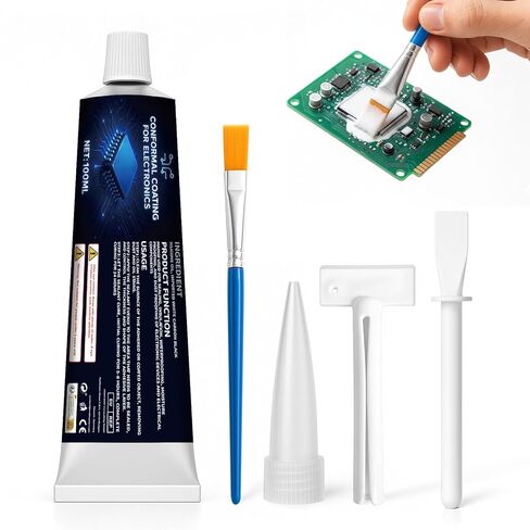 100ml White Conformal Coating for Electronics, Potting Compound for Circuitry Provides Sealing,Insulation, Waterproof and Dustproofing Functions to Ensure the Stable Operation of Electronic Components in Saudi Arabia