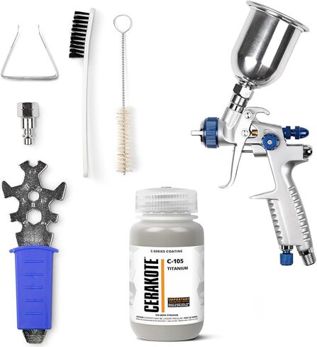 CERAKOTE® C-Series Burnt Bronze 4 oz. Project Kit (C-148) - Everything Needed to Spray Air Cure - Durable, High Performance Ceramic Coating in Kuwait