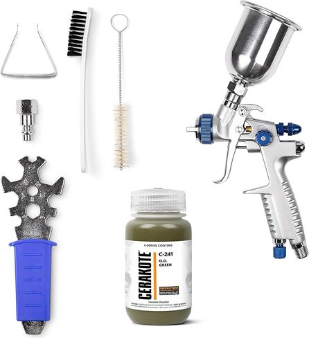 CERAKOTE® C-Series Burnt Bronze 4 oz. Project Kit (C-148) - Everything Needed to Spray Air Cure - Durable, High Performance Ceramic Coating in Kuwait