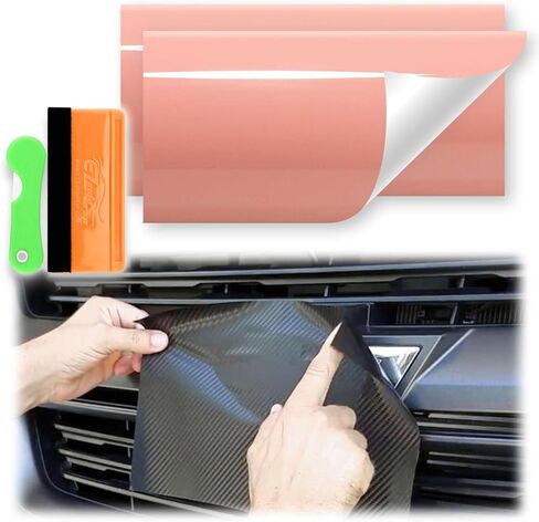 الياقوت الأزرق 2PCS 5 "X10" Super Gloss Vinyl Wrap متوافق مع Chevy Bowtie Emblem Overlay Sticker Decal Front Free Firm Toolk Kit in Kuwait