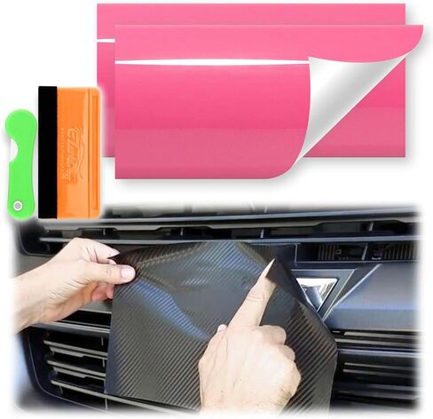الياقوت الأزرق 2PCS 5 "X10" Super Gloss Vinyl Wrap متوافق مع Chevy Bowtie Emblem Overlay Sticker Decal Front Free Firm Toolk Kit in Kuwait