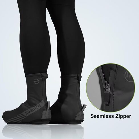 INBIKE Cycling Shoe Covers, Waterproof Windproof Bike Overshoes for Road Riding MTB Bicycle Biking in Saudi Arabia