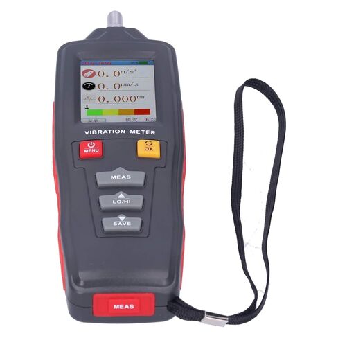 WALFRONT Portable Vibration Meter, Digital Vibration Analyzer Tester with Color LCD Display and Screw Interface Probe, for Measuring Acceleration Velocity Displacement Frequency in Saudi Arabia