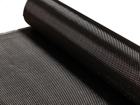 YIQUEDOK Carbon Fiber Cloth, 480g 39" X 2Y Plain Weave Carbon Fiber Fabric for Cars Structural,Boats, DIY Projects, Reinforcement on Concrete Wall Basement. (19.5.Sq.Ft.) in Saudi Arabia
