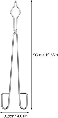 Garneck Stainless Steel Crucible Tong Clamp Anti-slip Melting Tool for Laboratory and Studio Use Secure Grip Crucible Melting Clamp with Comfortable Handle for Beakers and Jewelry Crafting in Saudi Arabia