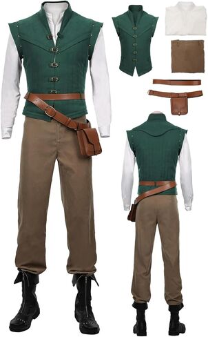 الأمير Cosplay ملابس البالغين سترة قميص سراويل أزياء كاملة للرجال الهالوين in Kuwait