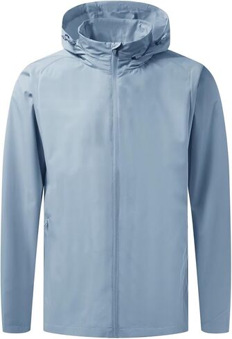 M MAELREG Mens Lightweight Jackets Water Resistant Windbreaker Packable Hooded Golf Jacket Men for Running Hiking in Saudi Arabia