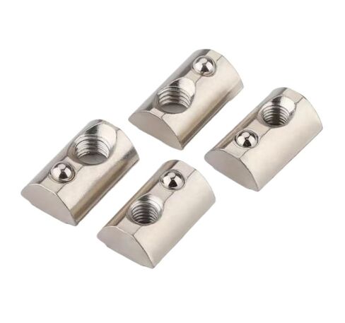 t Track nut Blocks. T Track Sliding Nut,Sliding T-nut Threaded,10Pcs Sliding T Slot Nuts， Spring Ball Loaded Carbon Steel Roll-in T Nuts， 20/30/40/45 Series Aluminum Profile T - Nuts(20 M3) in Kuwait