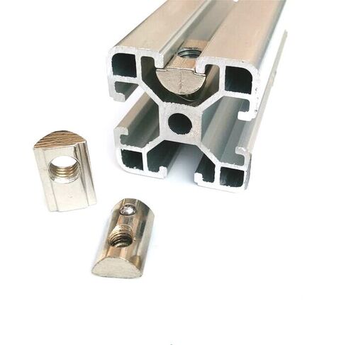 t track nut blocks. T Track Sliding Nut,Sliding T-nut Threaded,10pcs Sliding T-Nut 20 Series Roll-in T Spring Nuts T Nut，M3 M4 M5 M6 Half Round Elastic Slot Nuts for 2020 Aluminum Profiles Groove 6 Ha in Saudi Arabia
