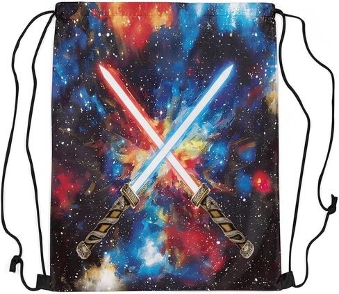 Feelyou Lightsaber Gym String Bag Bag Red Blue Green Green Rampack Decor Decor in Saudi Arabia