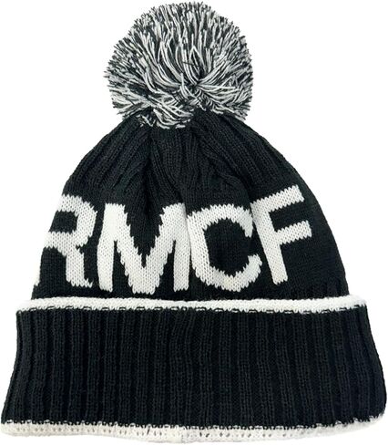 Real Madrid Knit Beanie Winter Hat, Licensed R. Madrid Soccer Skull Cap Beanie Black in Saudi Arabia