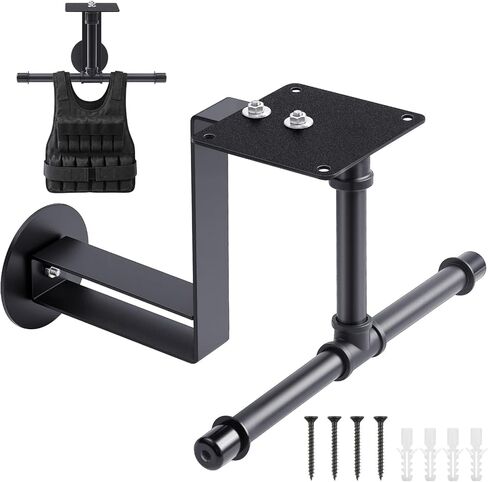 Weight Vest Hanger Wall Mount Plate Carrier Hanger Heavy Duty Tactical Gear Police Vest Holder for Gym Home Garage Workout Train Vests Armor Breastplate Backpack Organizers in Kuwait