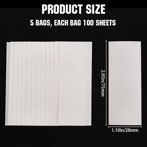 GORGECRAFT 500Pcs Paper Water Wipe Experiment Blotting Cleaner Filter Tissues Instruments Chromatography Science Kit for Removal Tissues Neutral Cotton Embossed The Chain White in Saudi Arabia